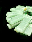 Green Aventurine Graduated Slab Stick Point Beads Size 13x20-50mm 15.5" Strand