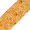 03 Mixed Gemstone Cylinder Tube Shape Beads Size 2x4mm 15'' Strand
