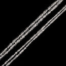 Natural Clear Quartz Faceted Cube Beads Size 2mm 3mm 15.5" Strand
