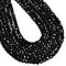 Natural Black Obsidian Faceted Cube Beads Size 7mm 15.5'' Strand