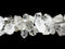 Natural Herkimer Diamond Quartz Center Drilled Size 10x18-15x25mm 15.5" Strand