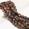 Natural Multi-color Labradorite Faceted Heart Shape Beads 13x14mm 15.5'' Strand
