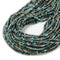 Natural Azurite Fynchenite Faceted Rondelle Beads Size 1.5x2mm 15.5'' Strand
