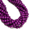 Sugilite Color Dyed Jade Carved Pumpkin Shape Beads Size 8mm 10mm 15.5" Strand