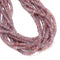 Natural Lepidolite Smooth Rondelle Beads Size 2.5x4mm 15.5'' Strand