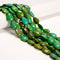 Green Turquoise Smooth Puffy Teardrop Beads Size 15x20mm 15.5'' Strand