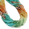 04 Multi-color Gemstone Smooth Rondelle Beads Size 2x4mm 15.5'' Strand