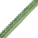 Natural Green Apatite Smooth Round Beads 3-3.5mm 4mm 5mm 5.5-6mm 15.5'' Strand