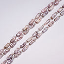 Purple Fresh Water Pearl Long Stick Beads 5-7x13-18mm 6-9x15-20mm 15.5" Strand