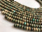 Natural Chrysoprase Faceted Rondelle Beads 5x8mm 6x10mm 15.5" Strand