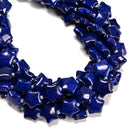 Lapis Lazuli Five-Pointed Star Shape Beads Size 15mm 15.5" Strand