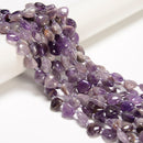 Natural Multi-color Amethyst Top Drill Smooth Heart Shape Beads 12mm 15.5'' Strd