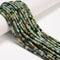 Natural African Turquoise Cylinder Tube Beads Size 4x4mm 15.5" Strand