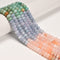 12-Multi-color Gemstone Smooth Rondelle Beads Size 5x8mm 15.5" Strand