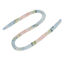 Natural Gradient Morganite Smooth Round Beads Size 4mm 15.5'' Strand