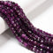 Purple Sugilite Color Dyed Jade Faceted Cube Beads Size 7mm 15.5'' Strand