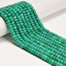 Amazonite Color Dyed Jade Smooth Rondelle Beads Size 5x8mm 15" Strand