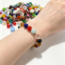 Mix Colorful Crystal Glass Various Shapes Loose Beads Sold by 3oz & 8oz Per Bag