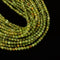 Natural Peridot Smooth Round Beads Size 4mm 15.5'' Strand