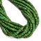 Dark Green Magnesite Turquoise Heishi Disc Beads 2x4mm 3x6mm 3x8mm 15.5" Strand