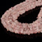 Madagascar Rose Quartz Irregular Pebble Nugget Beads Size 8-10mm 15.5'' Strand