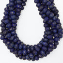 Lapis lazuli Faceted Rondelle Beads Size 5X8mm 15.5'' Strand