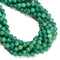 Green Fire Agate Smooth Round Beads Size 4mm 6mm 8mm 10mm 15.5'' Strand