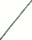 Dark Green Aventurine Smooth Round Beads Size 10mm 15.5" Strand