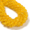 Yellow Dyed Jade Pebble Nugget Beads Size 8x10mm 15.5'' Strand
