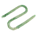 Gradient Natural Green Strawberry Quartz Faceted Cube Beads 3mm 15.5'' Strand