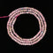 Gradient Natural Morganite Faceted Rondelle Beads Size 2x3mm 15.5'' Strand