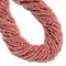Grade A Natural Rhodochrosite Faceted Round Beads Size 3mm 15.5" Strand