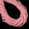Natural Rose Quartz Cylinder Tube Beads Size 4x4mm 15.5" Strand