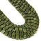 Natural Green Jade Smooth Cube Beads Size 8-9mm 15.5'' Strand