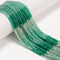 Gradient Green Agate Faceted Round Beads Size 2mm 15.5" Strand