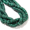 Natural Malachite Smooth Rondelle Disc Beads 2-4x6mm 2-4x7mm 2-4x8mm 15.5'' Strd