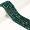 Dark Green Color Dyed Jade Smooth Rondelle Beads Size 5x8mm 15.5'' Strand