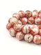 Natural Rhodochrosite Smooth Round Beads Size 6mm 12mm 15.5" Strand