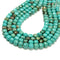 Blue Green Magnesite Turquoise Faceted Cube Beads Size 5-6mm 7-8mm 15.5'' Strand