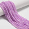 Kunzite Color Dyed Jade Faceted Cube Beads Size 5-6mm 15.5'' Strand