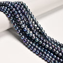 Grade A Peacock Fresh Water Pearl Potato Beads 7.5-8mm 8-9mm 9-10mm 14.5''Strand