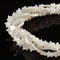Iridescent White Mother of Pearl MOP Shell Star Beads 8mm to 15mm 15.5'' Strand