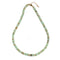 Amazonite Rondelle Size 2x6mm Beaded Necklace 17''-18.5" Length Adjustable