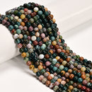 Natural Ocean Jasper Smooth Round Beads Size 4mm 5mm 15.5'' Strand