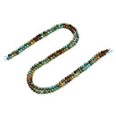 Natural Gradient Turquoise Smooth Round Beads Size 4mm 15" Strand