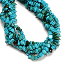 Blue Turquoise Irregular Pebble Nugget Chips Beads Size 7-8mm 8-10mm 15.5" Strd