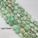 Natural Chrysoprase Smooth Nugget Chunk Beads Size 15x21mm-22x28mm 15.5" Strand