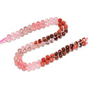 04 Gradient Multi-color Gemstone Faceted Cube Beads Size 6-7mm 15" Strand