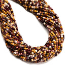 Natural Mookaite Faceted Cube Beads Size 2mm 3mm 15.5" Strand