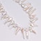 White Fresh Water Keshi Pearl Irregular Nugget Stick Beads 7-8x28-38mm 15.5''Str